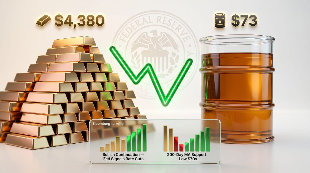 post FOMC sell-off buy opportunity in gold and crude oil