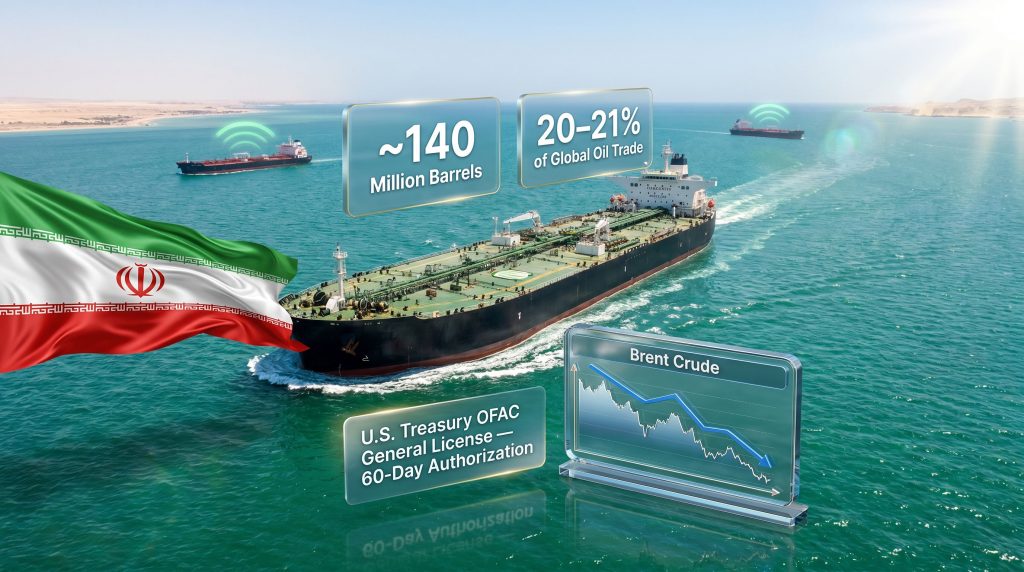 Treasury authorizes Iranian oil sales under 60-day license graphic