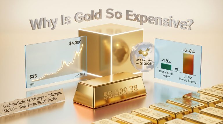 Why is gold so expensive infographic