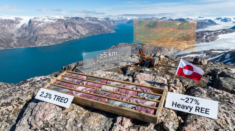 Amaroq rare earth drilling in Greenland site