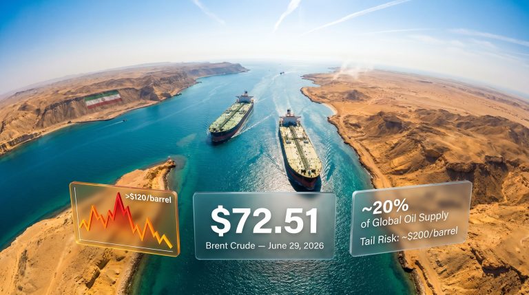 oil prices after US Iran strikes in the Strait of Hormuz tanker route