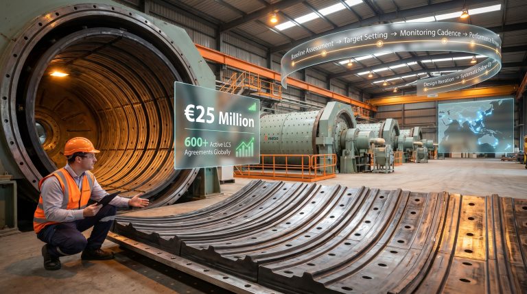 Metso mill lining Life Cycle Services agreements in Asia Pacific facility inspection