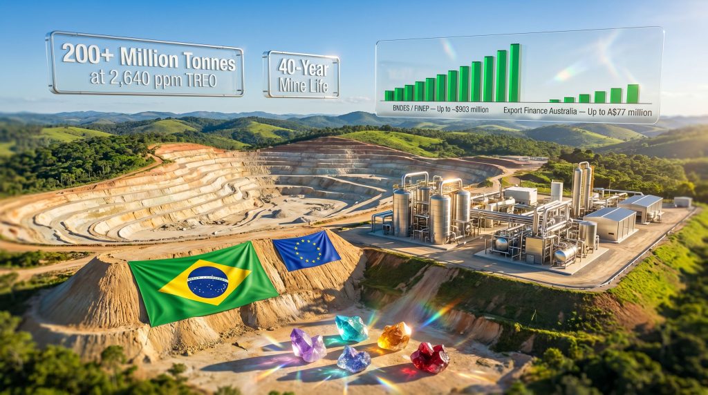 Viridis rare earth project in Brazil mine overview