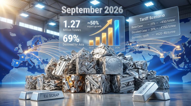 EU delays aluminium scrap export curbs till September infographic