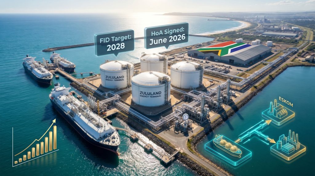 ExxonMobil backs South Africa's first LNG import terminal rendering