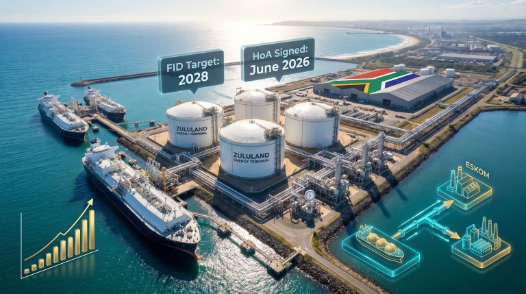 ExxonMobil backs South Africa's first LNG import terminal rendering