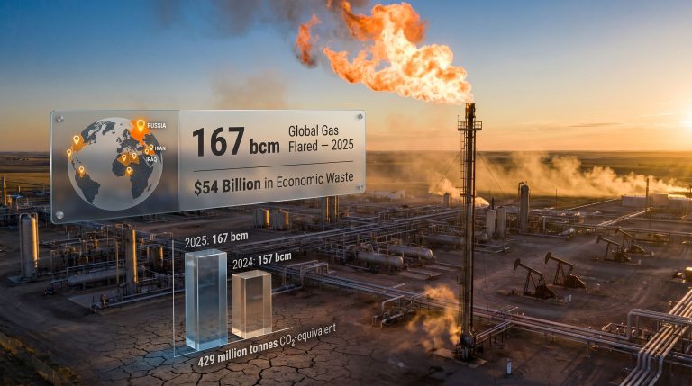 global gas flaring rises again world bank infographic