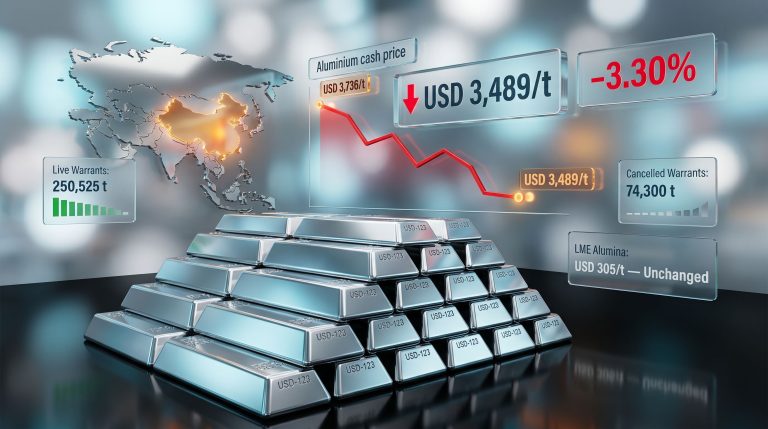 LME aluminium prices decline on June 10 chart