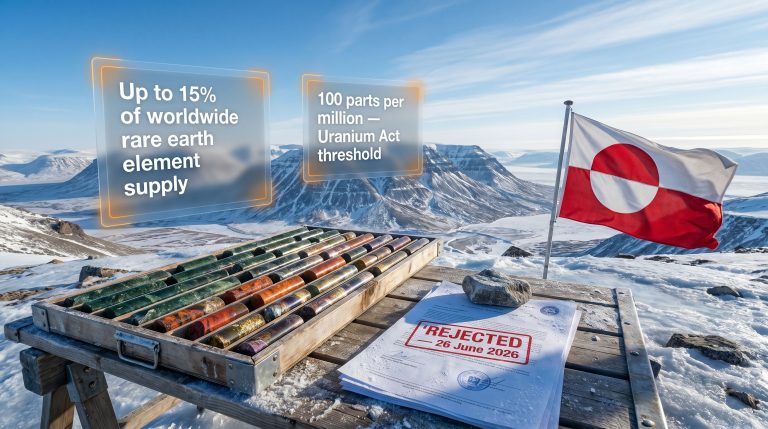 Greenland rejects Kvanefjeld exploration license graphic