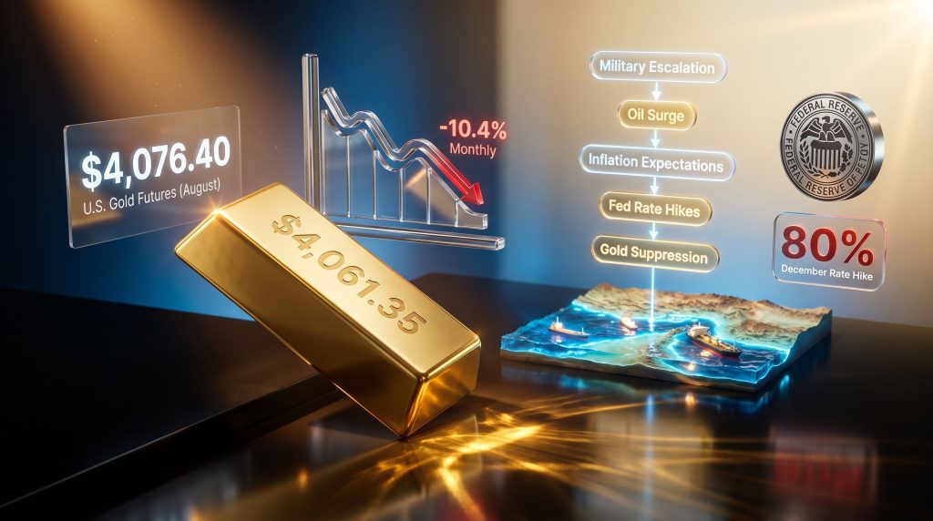 Gold prices and U.S.-Iran strikes impact futures