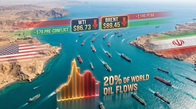 Trump Iran oil prices near Hormuz shipping