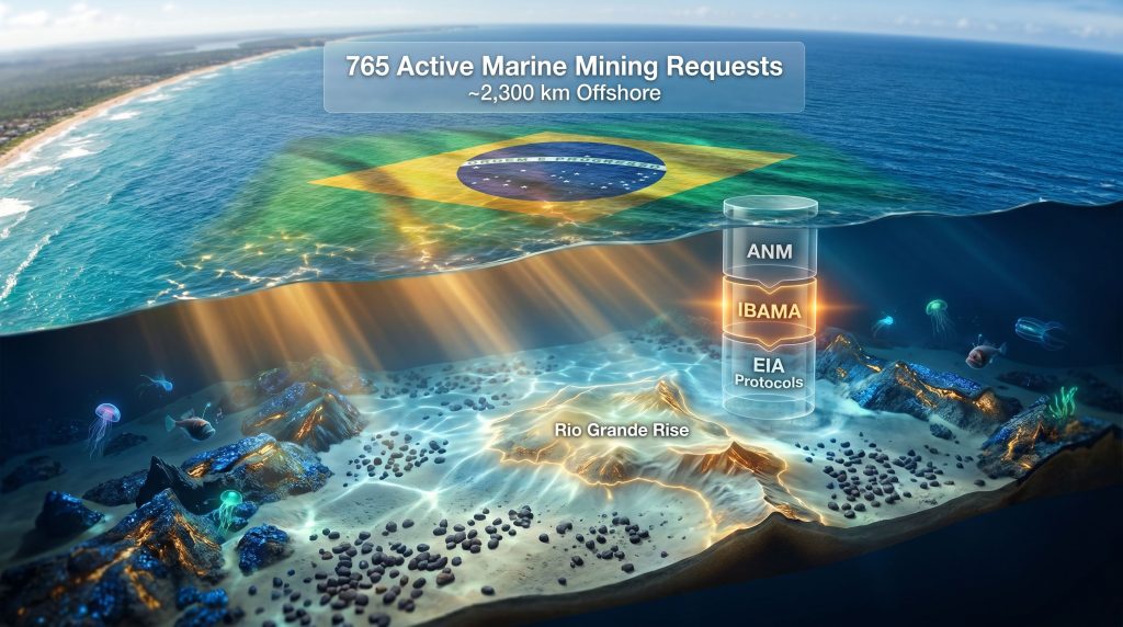deep-sea mining plan in Brazil infographic