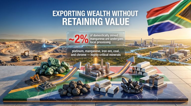 South Africa mineral beneficiation policy and value retention