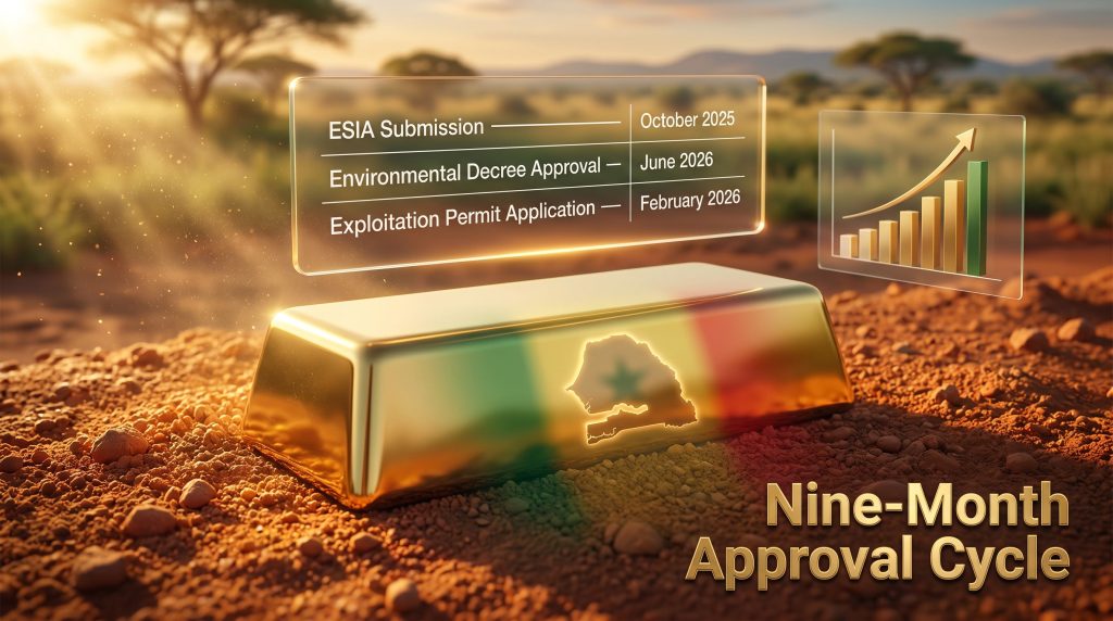 Fortuna Diamba Sud ESIA approval in Senegal timeline
