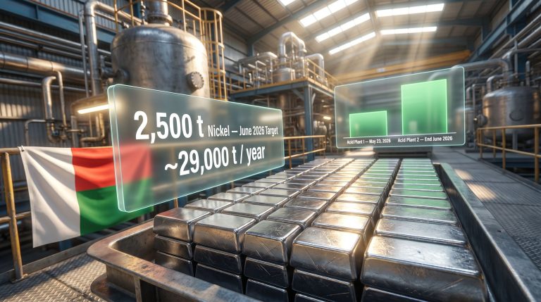 Ambatovy resumes nickel production after cyclone plant restart