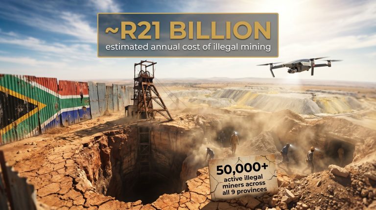 illegal mining in South Africa costs billions