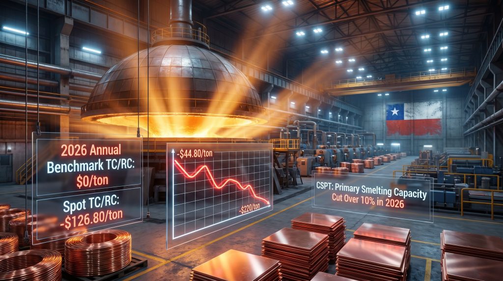 Chinese copper smelters spot-indexed ore pricing proposal graphic