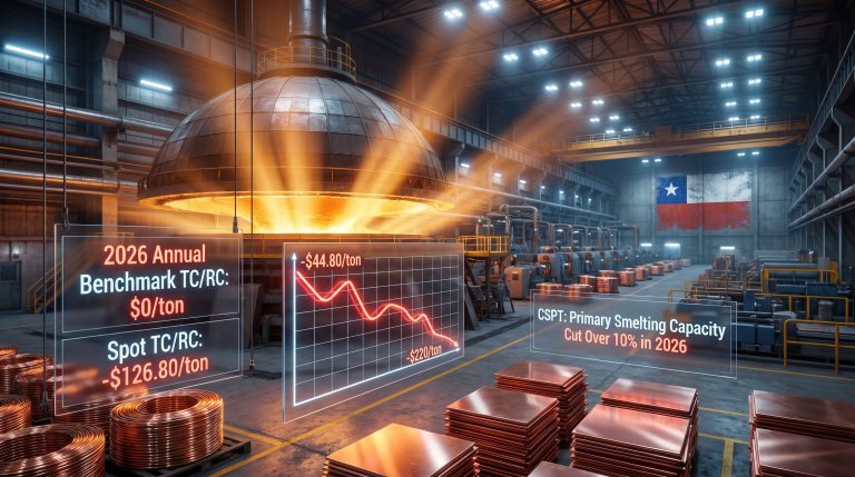 Chinese copper smelters spot-indexed ore pricing proposal graphic