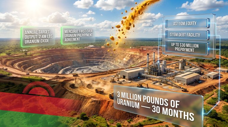Mercuria uranium financing deal with Lotus Resources mine visuals