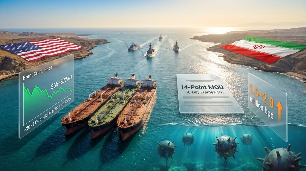 Iran U.S. deal to reopen Strait of Hormuz and lift oil sanctions map