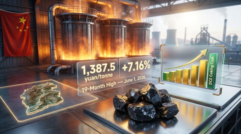 Chinese coking coal hits 19-month high on supply concerns