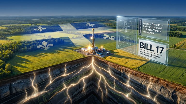 QIMC Bill 17 natural hydrogen Quebec framework