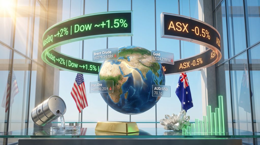 ASX market open Wall Street peace rally graphic