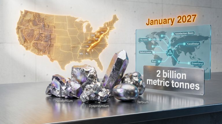 REalloys Patriot rare earth supply deal infographic map