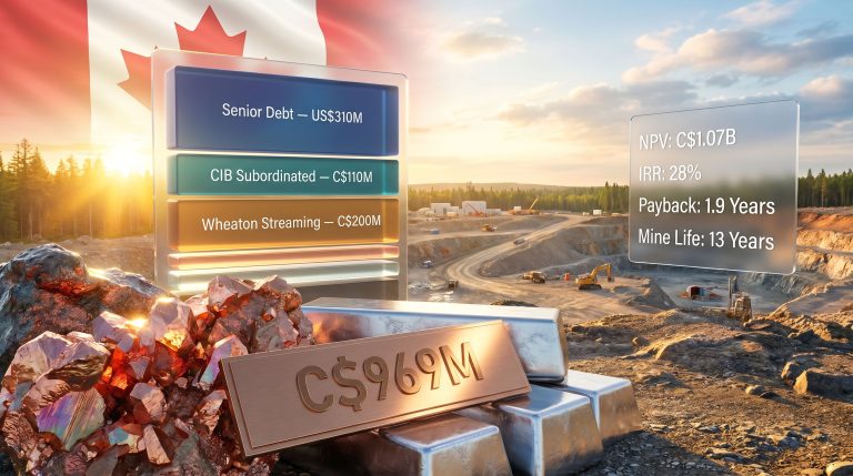 Generation Mining Marathon project loan infographic at mine