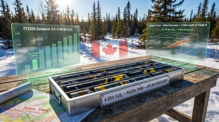 Paladin Energy Atlas uranium discovery core samples