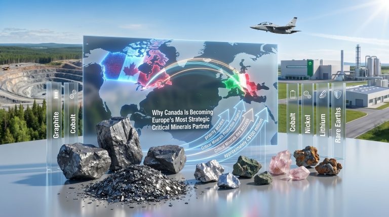 Canada offers Italy priority access to critical minerals deal map