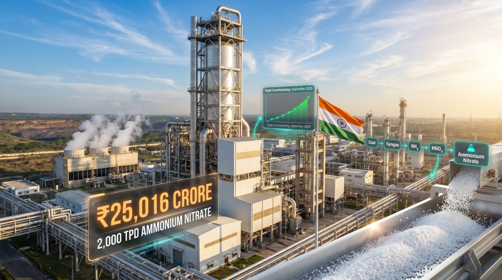 coal to ammonium nitrate project in Odisha plant