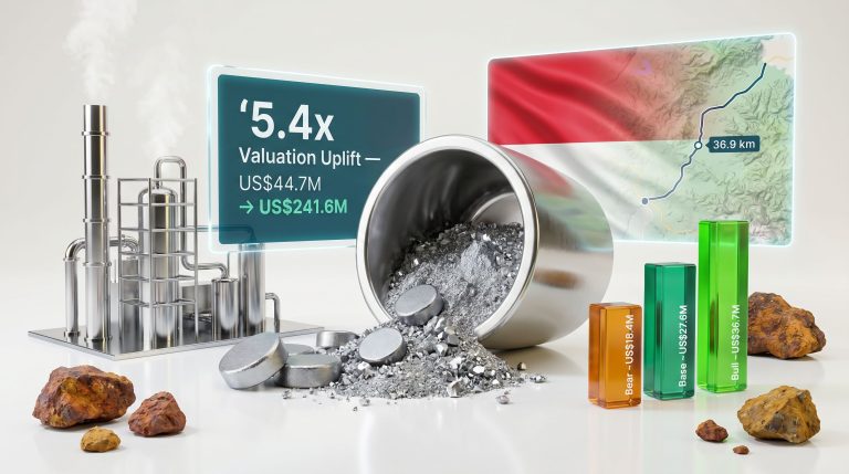 Nickel Industries Sampala CNE HPAL deal valuation uplift graphic