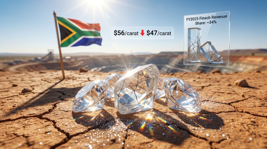 Petra Diamonds Finsch mine business rescue crisis illustration