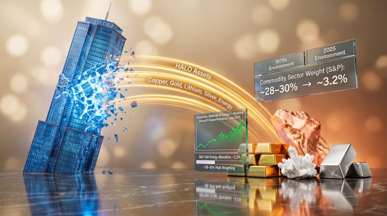rotation from tech to commodities shift