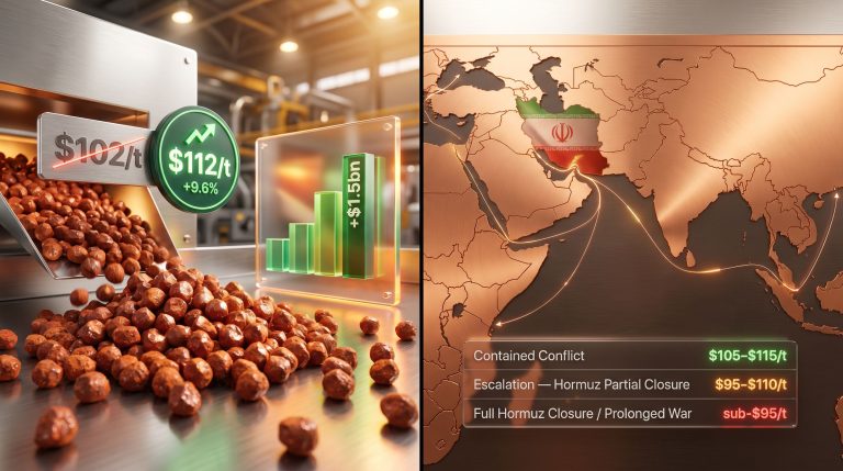 Vale Iran conflict demand destruction price outlook