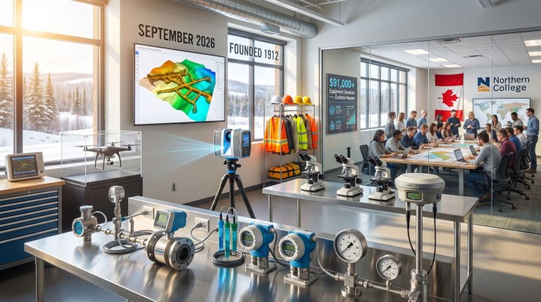 Haileybury School of Mines revitalization modern lab upgrade