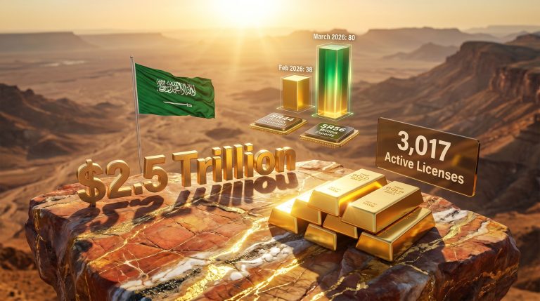 Saudi Arabia mining licenses 80 new licenses infographic
