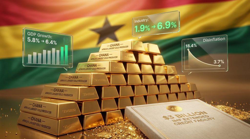Ghana mining sector economic growth gold surge