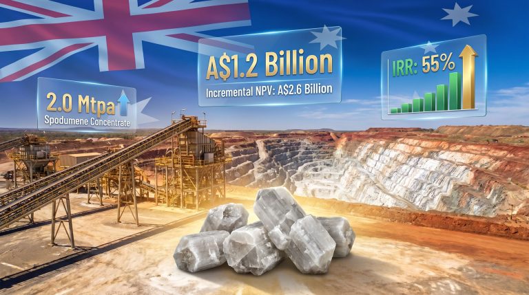 PLS Pilgangoora P2000 project funding boost infographic mine expansion