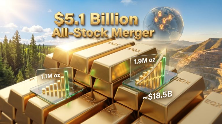 Equinox Gold and Orla Mining merger infographic