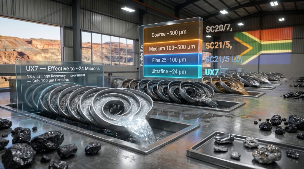 Multotec spiral solutions for Thaba JV chromite and PGM project plant visualization