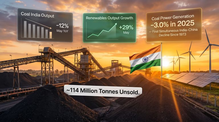 Coal India cuts output as renewables rise