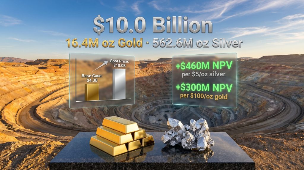 Hycroft Nevada mine value upside infographic