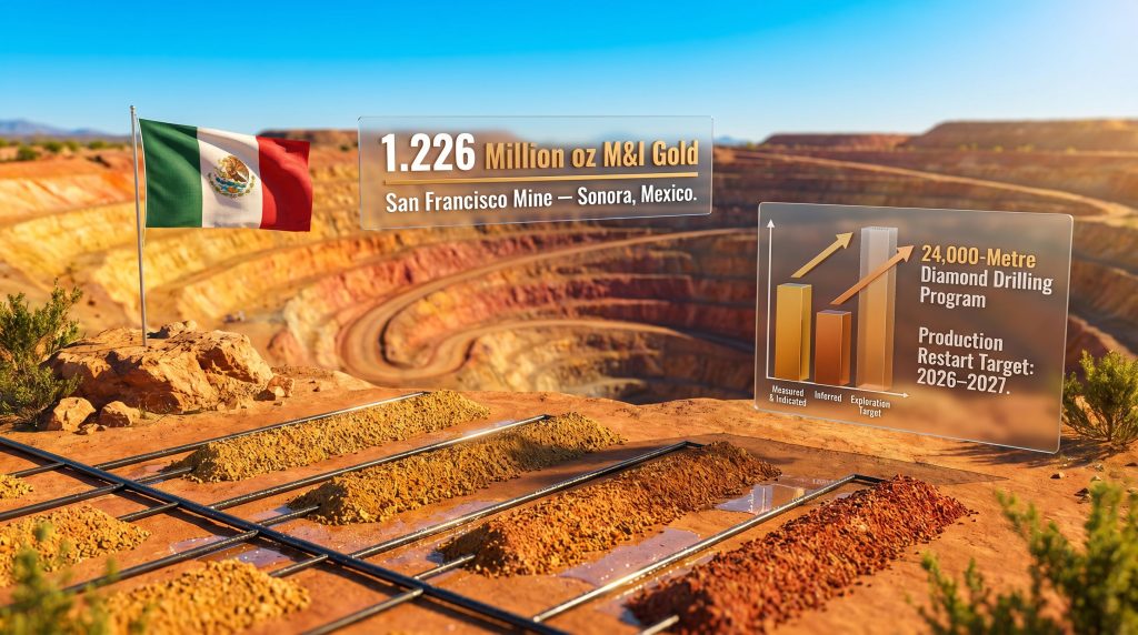 Goldgroup San Francisco Mine deal in Sonora infographic