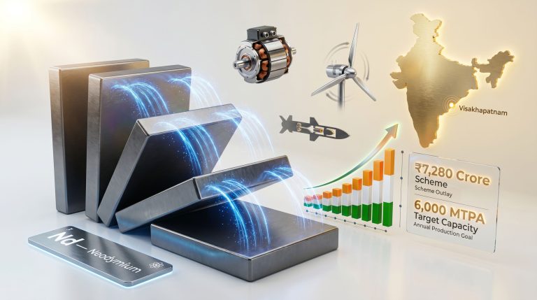 rare earth magnet manufacturing in India growth