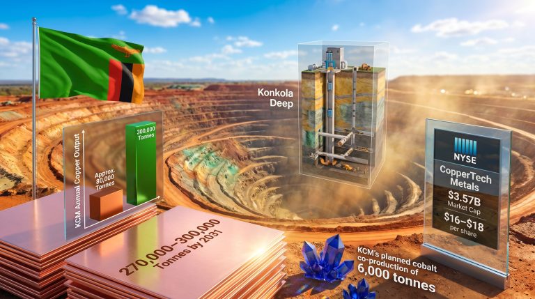 Vedanta Zambia copper expansion plan infographic