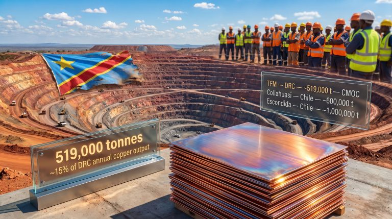 CMOC Congo copper mine strike at TFM