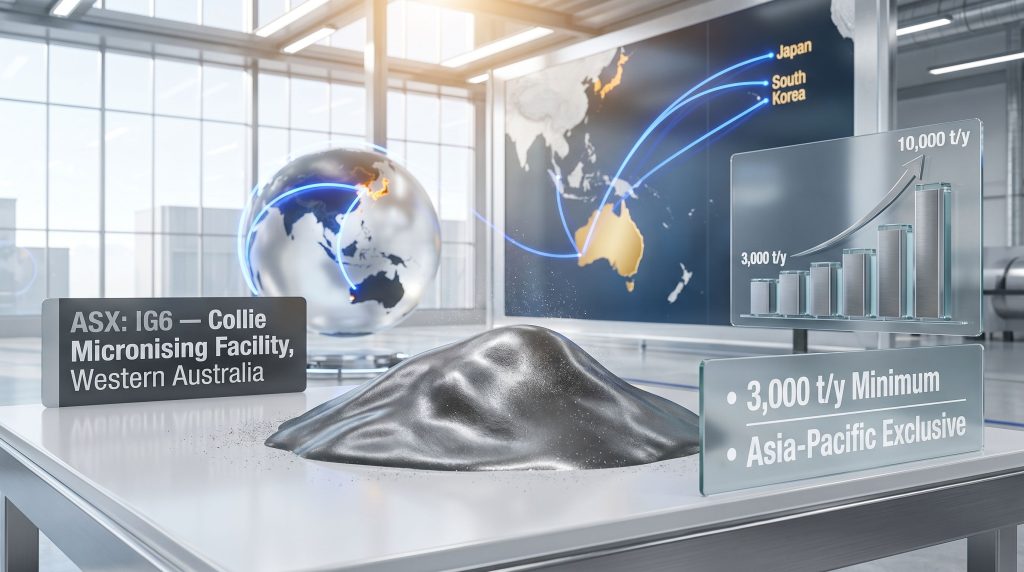 International Graphite Asia Pacific offtake agreement graphic
