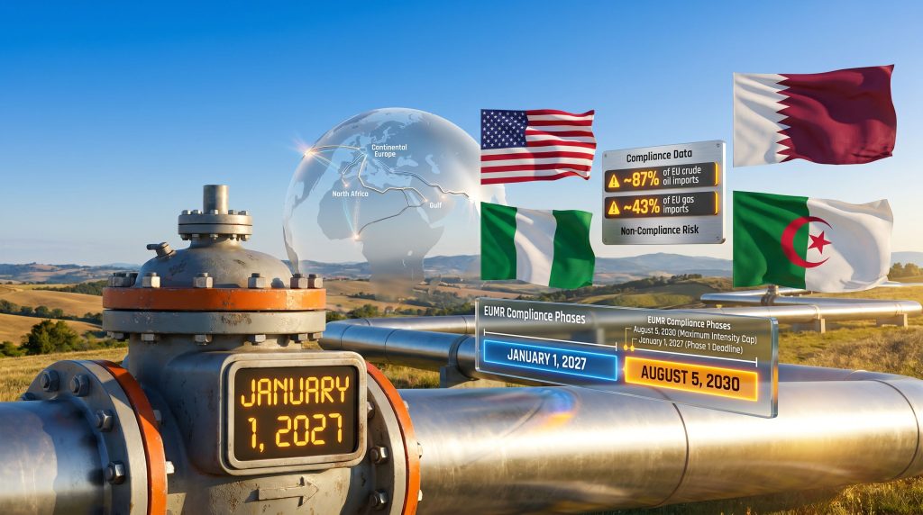 EU methane regulations and Europe's oil and gas supply deadlines